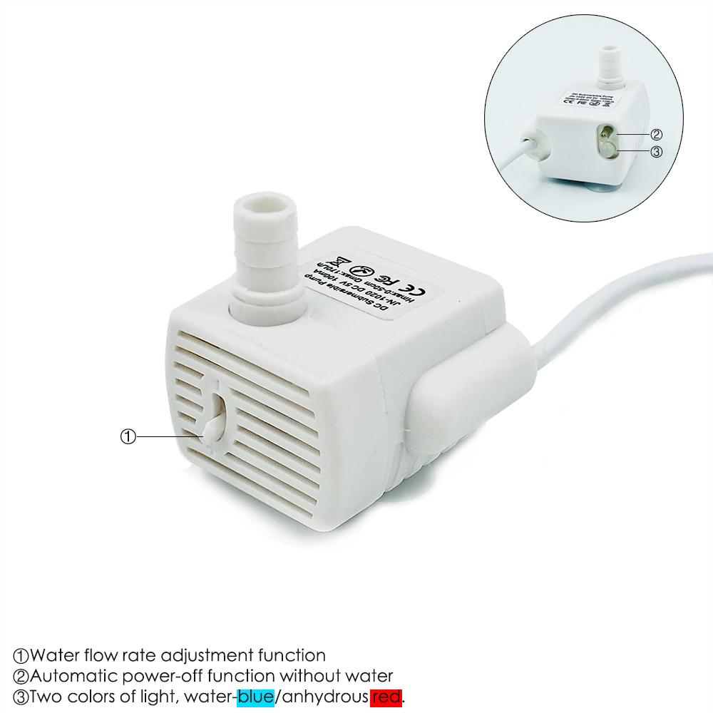 JN 203 Water Pump Cats Dog Drinking Fountain Bowl Brushless Submersible Pump Auto Drinker Accessories For Npet Cat Drink Pump