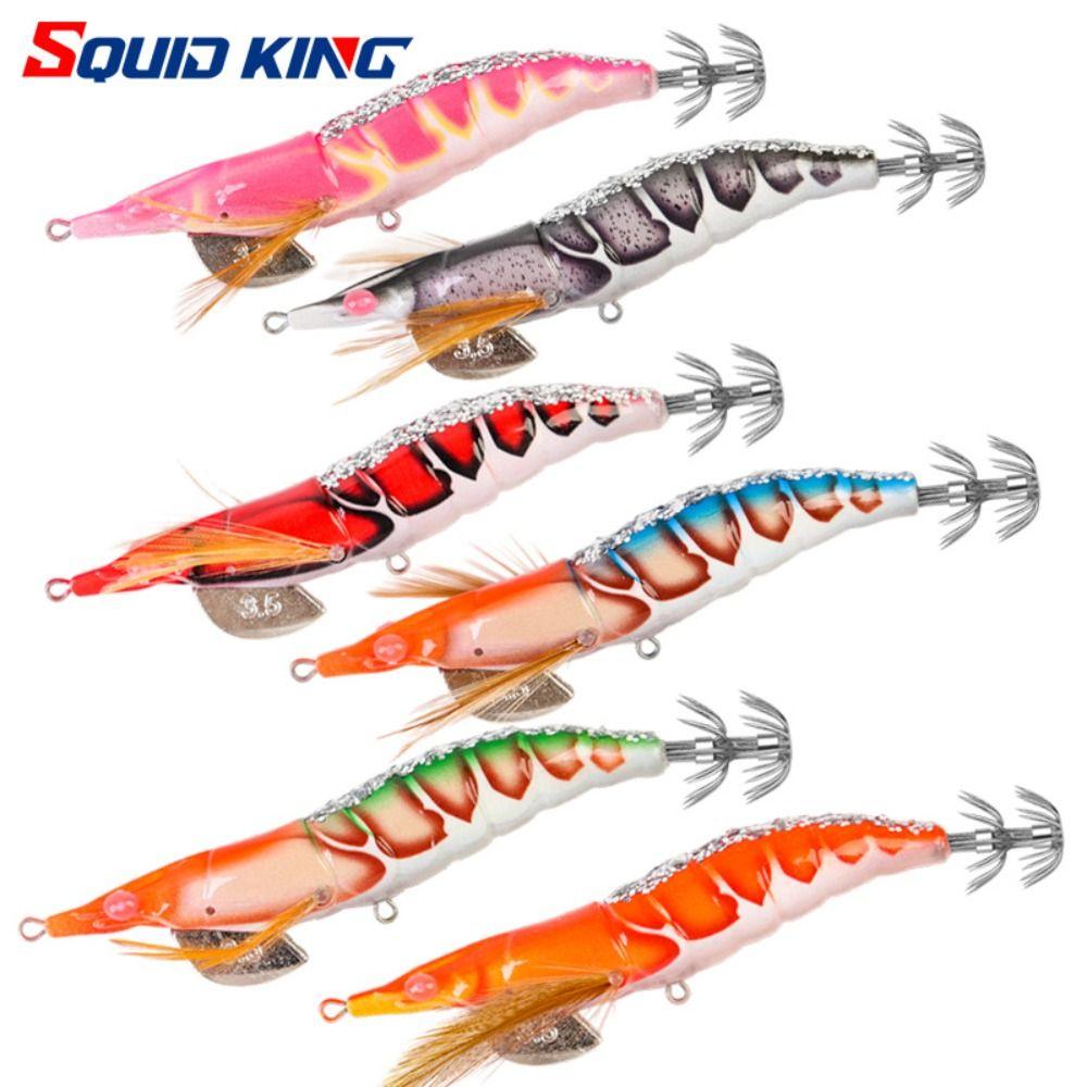 130mm/20g Shrimp Bait 3.5# Octopus Lure 2025 Squid  Hook  Lifelike