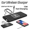 15W Wireless Car Charger Fast Charging Car Charging Pad Car Wireless Charger  Car Use