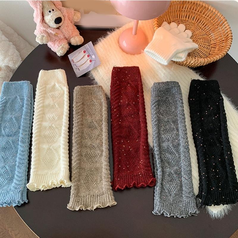Kids Glittering Ankle Socks Reusable Heat Leggings Breathable Textured Fabric Play date Outfit Essential Easy Care