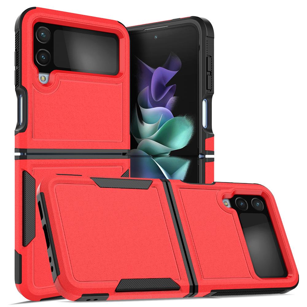 Applicable To Samsung Sam Z Flip7 Folding Screen Mobile Phone Case Set Sail Matte Anti-drop PC + TPU Protective Case