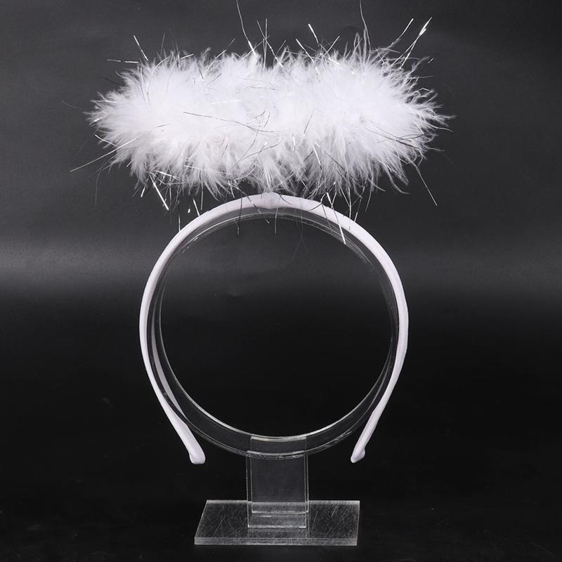 Classy Fairy Fancy Dress Feather Angel Wings Halo Hair Hoop Adult Child Feather Costume for Halloween Christmas