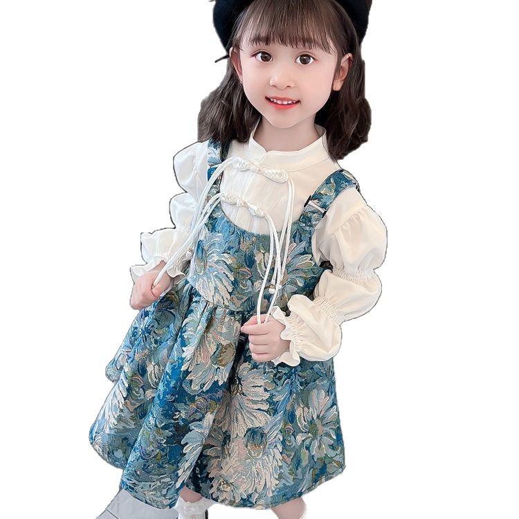 Autumn Baby Girl Lolita Princess Two-Piece Dress Set