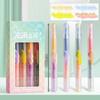 4PCS/Set Double-ended Highlighter Pen DIY Scrapbook Painting Color Stackable Fluorescent Pen Writing Drawing Painting Color Pen