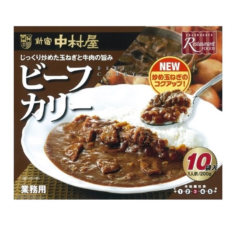

Costco Large-Capacity Instant Curry (Shinjuku Nakamuraya Beef Curry, 200g x 10 bags)