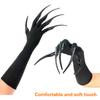 Halloween Costume Long Nails Gloves for Theme Event Detachable Finger Nails Gloves Adult Stage Performances Props