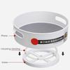1pcs Display Kitchen Bathroom Party Rack 360 Rotating Storage Rack Multifunctional Non-slip Plastic Rotating Storage Tray