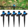 Adjustable 360° Drip Irrigation Emitters - Pack of 25 (4 Mm / 1/4") - Blue