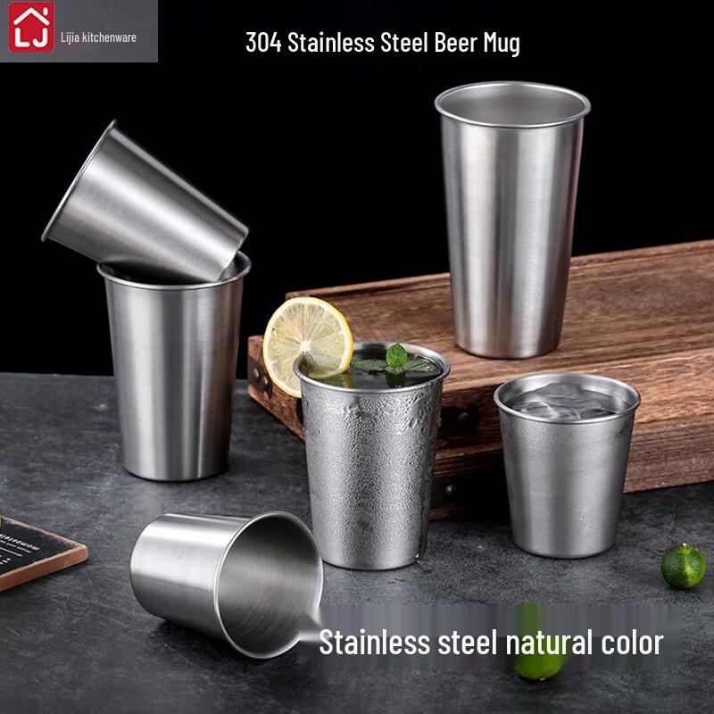 LIJIA KITCHENWARE 304 Stainless Steel Water Cup