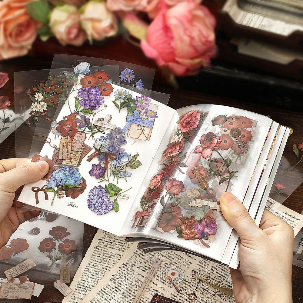 20pcs/lot Kawaii Scrapbook Stickers Memory Voyage DIY Journaling Scrapbooking Supplies Decorative Stationery Sticker