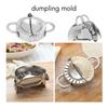Versatile Dumplings Maker,7 Pack Stainless Steel Easy Pie Ravioli Empanadas Press Mold,Pierogi Cutter Wrappers Pastry Making Too
