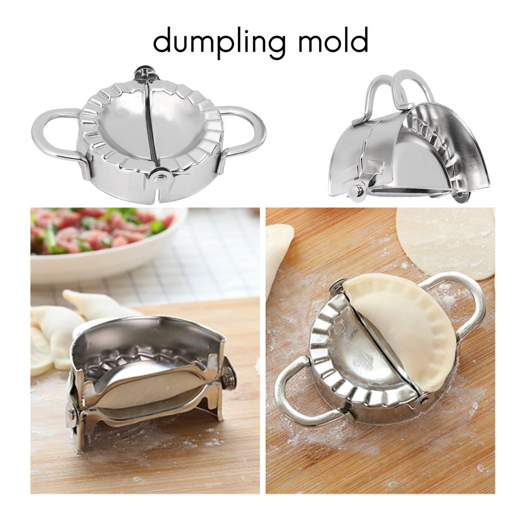 Versatile Dumplings Maker,7 Pack Stainless Steel Easy Pie Ravioli Empanadas Press Mold,Pierogi Cutter Wrappers Pastry Making Too