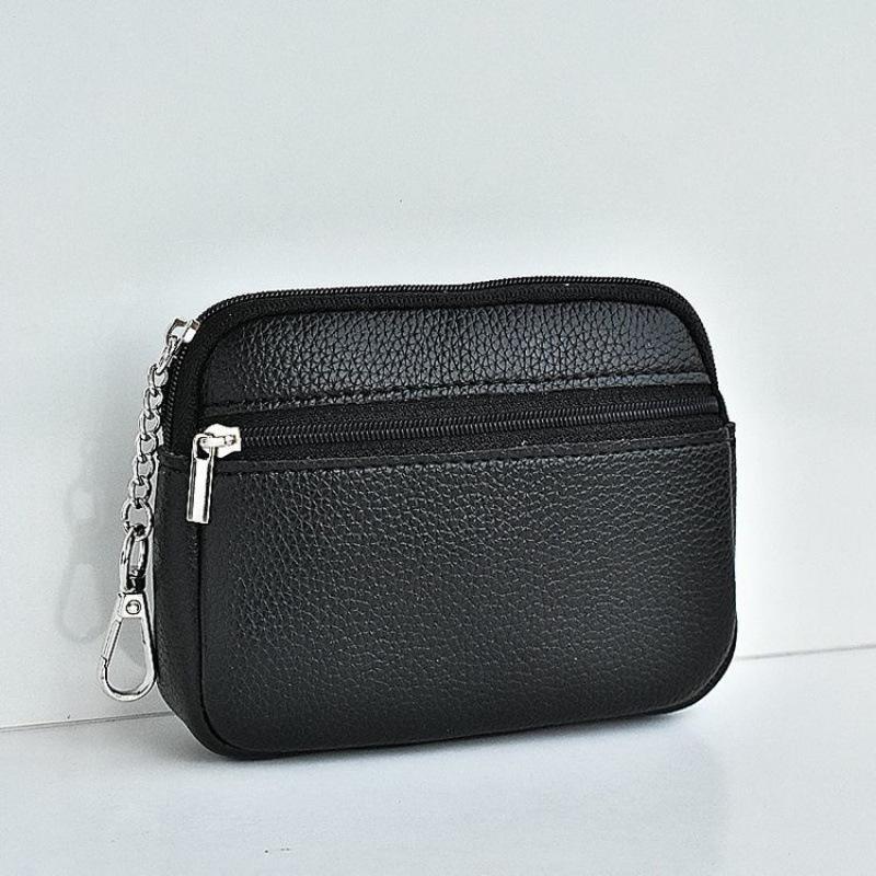 

Универсальный весенний мини-кошелек для монет: Компактный кошелек и хранилище для наушников чёрный