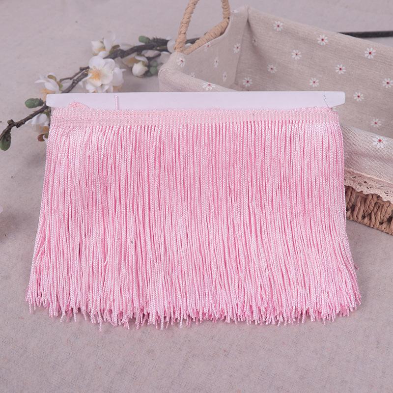 10-30cm10Metri Frange Pizzo Nappa Bordino Decorazione Tenda Danza Latina Accessori da Cucito Puntilla Borla Frange Lunghe da Cucire