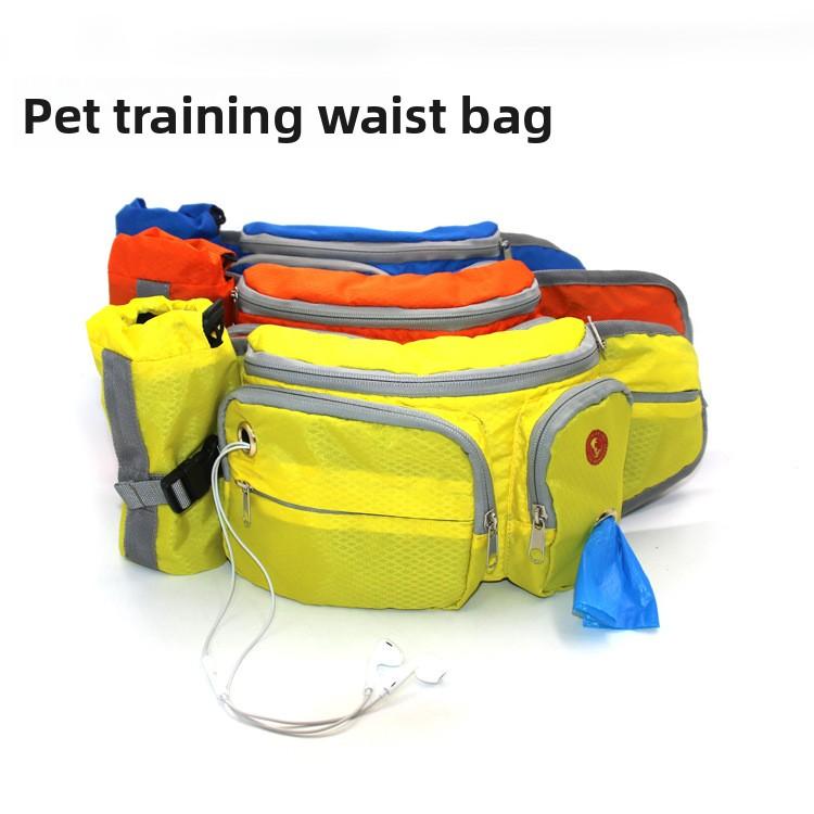 Multifunctional Dog Walking Waist Bag with Water Bottle Holder Professional Outdoor Running Belt for Pet Owners