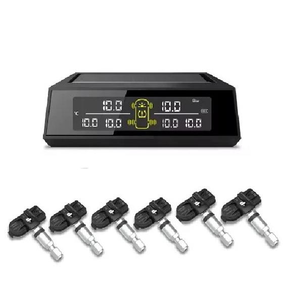Bus Solar Truck TPMS Factory High Quality Tire Pressure Monitoring Internal Sensors Wireless Real-time Detection For 6 Wheels TPMS