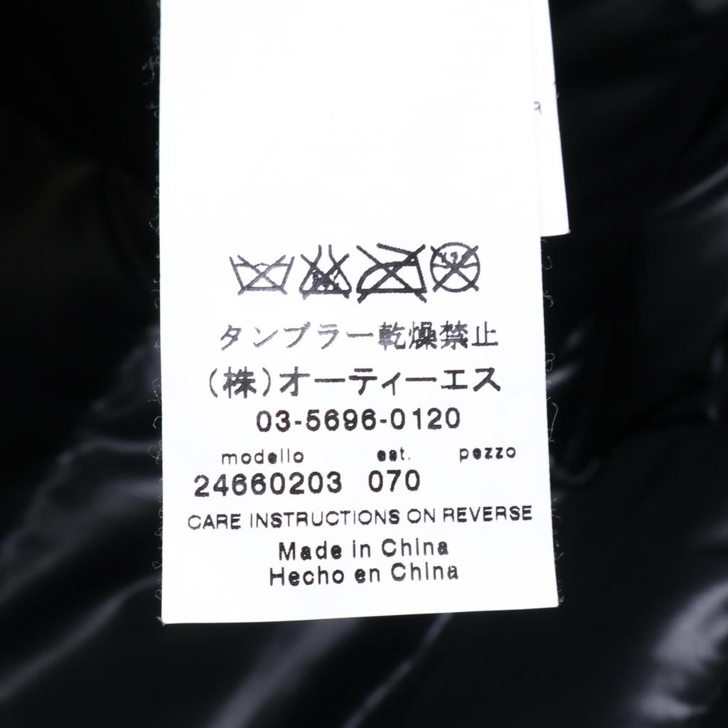 SPORTMAX [Domestic regular] 24660203 Real fur x quilting switching down coat 42 blackUsed