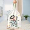 Thickened Drawstring Trash Bags 45x45cm Kitchen Garbage Bags Heavy Duty Plastic Refuse Bags With Printed Pattern