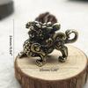 Brass Fengshui Dragon Ornament for Good Fortune and Happiness Ornaments for Home Desktop Car Vintage Decorations