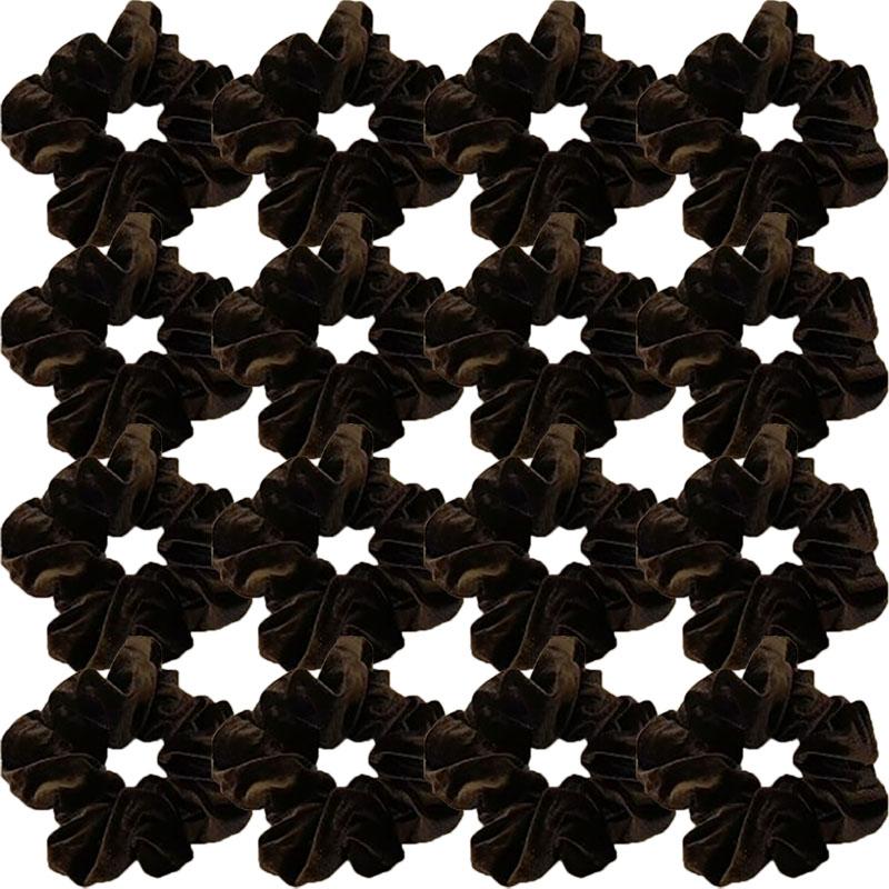 Koreanischer Samt Scrunchie Gummi Elastische Haarbänder Damen Einfarbig Stirnband Pferdeschwanzhalter Bänder Seil Mädchen Haaraccessoires