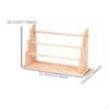 Jewelry Display Stand Photo Props Easy Disassembly Wooden for Showcase Woman 2 Layer