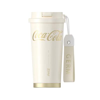 Gemi Coca-Cola Sprudel-Isolierbecher mit Strohhalm, 500 ml