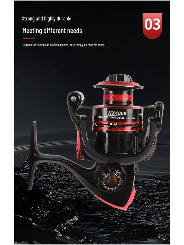 Helmetall NX Langkast Spinnfiskesnelle for Sjøfiske