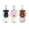 Japanese-Korean Patchwork Style Golf Ball Waist Pouch - PU Leather Protective Cover