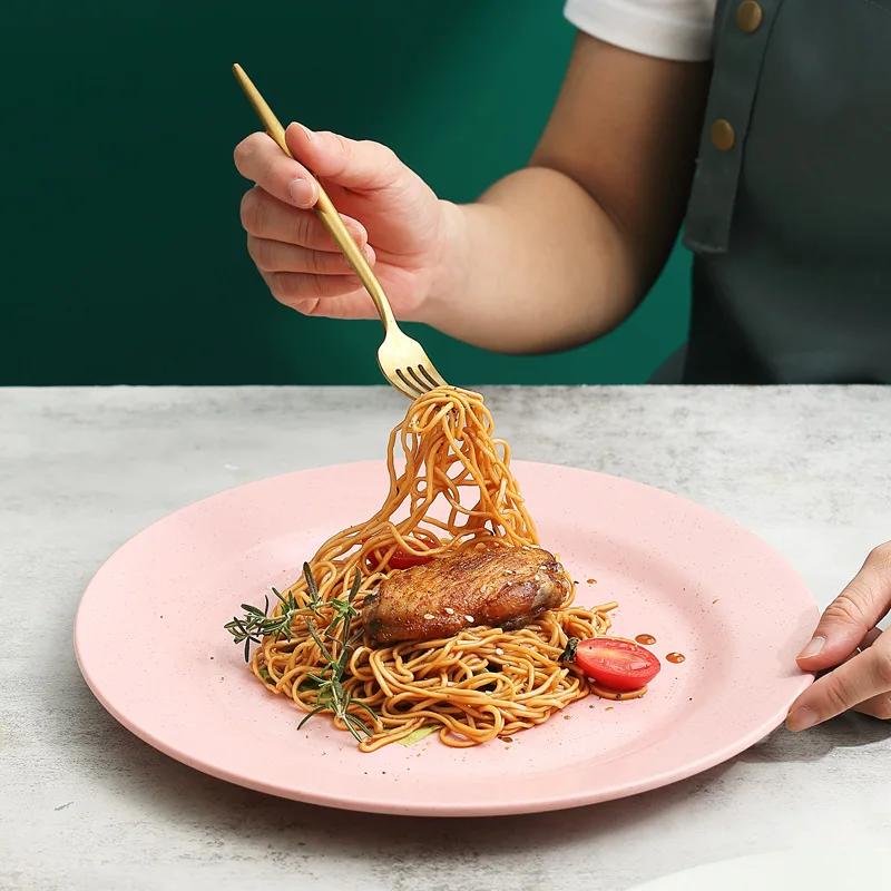 1/4/10PCS Nordic Polypropylene Plates Dinnerware Tableware Eco Friendly Lightweight Kitchen Dishes Safe Dinner Plates