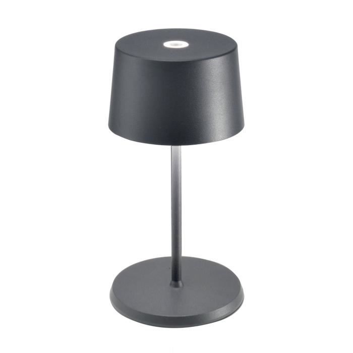 Lampe De Table - Zafferano - Olivia Pro Mini - LED Dimmable - Rechargeable - IP65 - 22 Cm