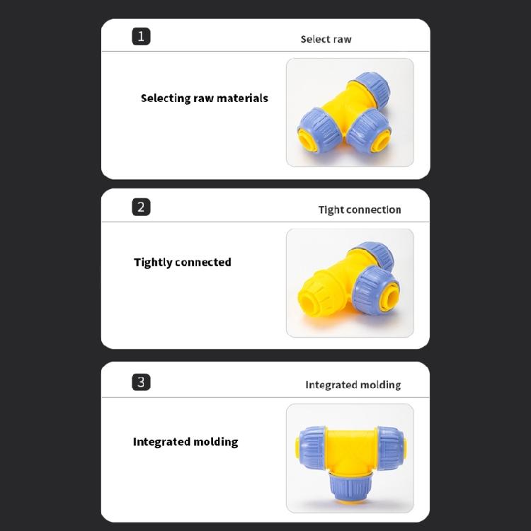 Corrosion Resistant Water Pipe Connector Pipe Fittings Faucet Hose Connector Easy Install Quick Connects Plumbing