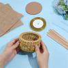 Macrame Woven Basket Kit DIY Macrame Kit for Beginners Basket Weaving Craft Supplies Baskets Weaving Project for Holiday