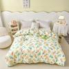 Fresh Flowers Quilt Cover 100% Cotton Zipper Duvet Cover High Quality Skin-friendly Comfortable Bedding for Kids Teens Adults