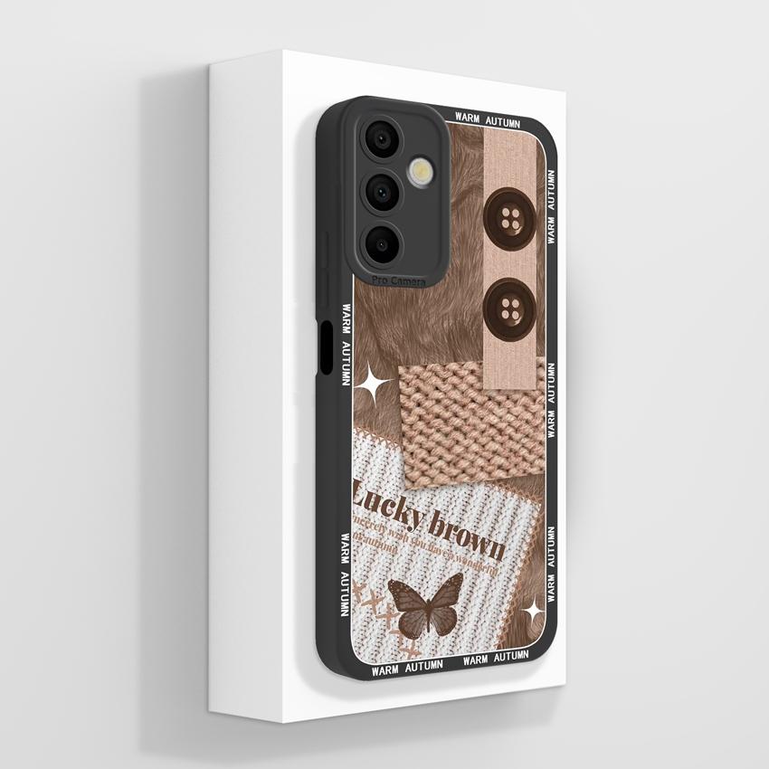 For Samsung Galaxy A15 A16 A14 M15 M16 F13 F15 Cover Case Cute Cartoon Astronaut Pattern Liquid Silicone Anti Drop Protective Shell For Samsung Casing