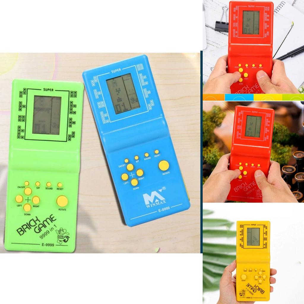 Retro Classic Children 8090 Handheld Console Big Screen Tetris Electronic Toy