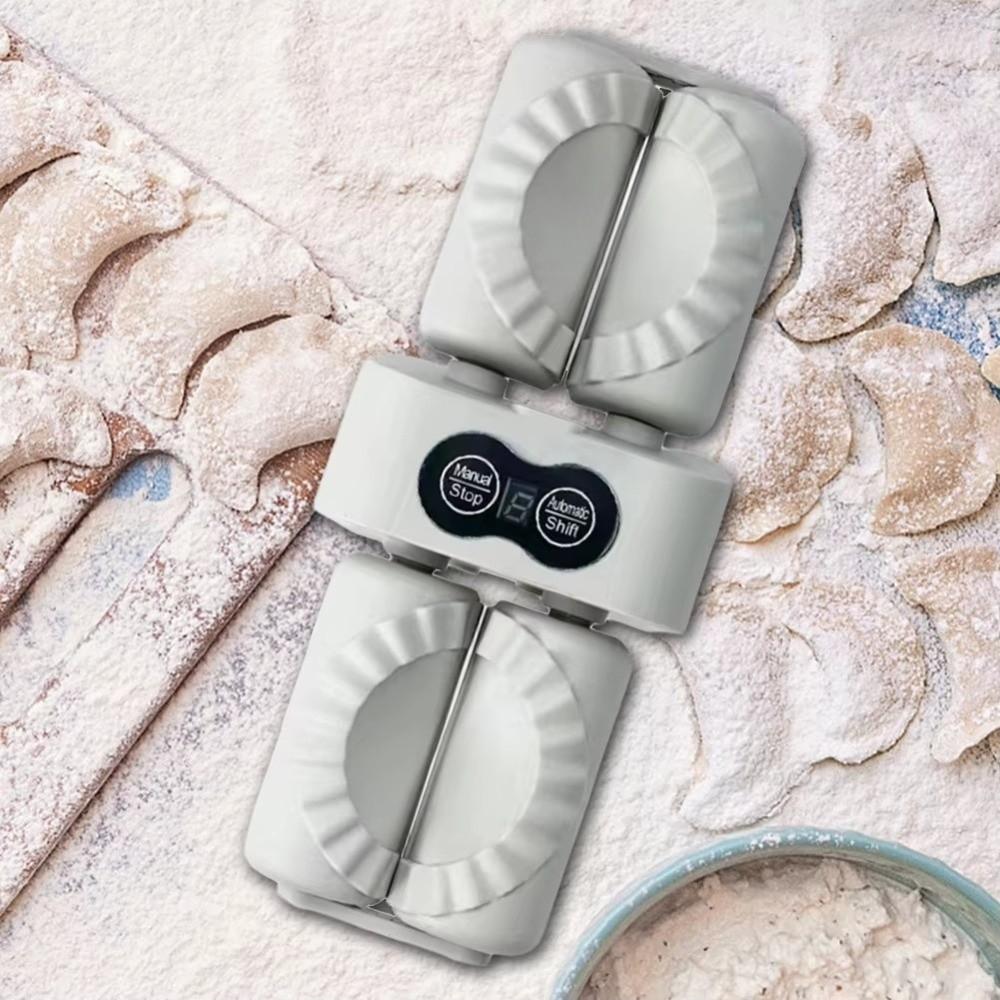Electric Dumpling Mould Machine 2in1 Double Head Dumpling Mould Automatic Dumpling Maker Lazy