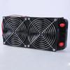 Aluminum Computer Radiator Water Cooling Cooler 2 Fans 240mm For CPU Heatsink