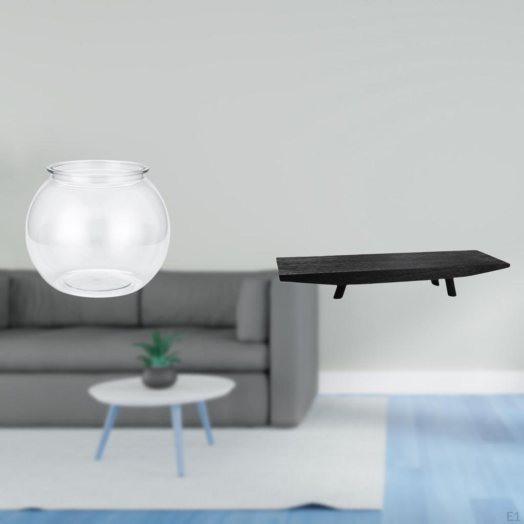 Transparent Small Fish Tank Clear Household Ornament DIY Bowl Vase Table Bedroom Desktop Living Room