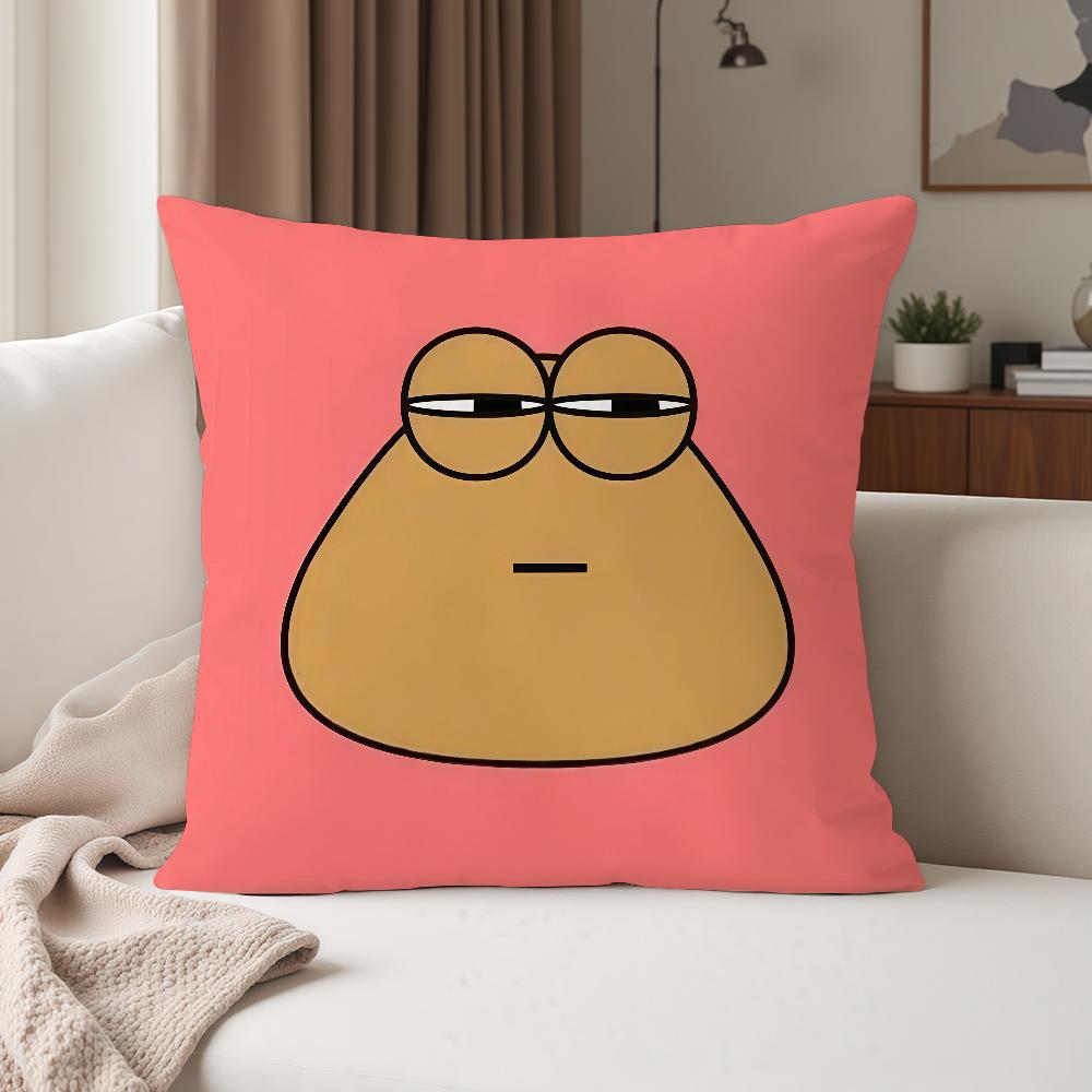 Hot Game My PPet Alien PPou Pillow Case Suitable For Bedrooms Living Rooms Cars Home Decoration