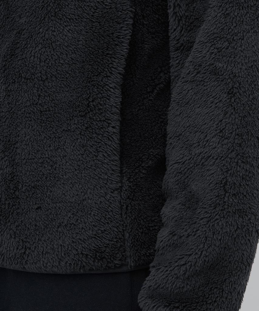 Musinsa Standard Shaggy Fleece Zip-Up Jacket [Black]