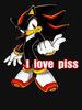 Sonic the Hedgehog Shadow The Hedgehog I Love Piss Classic T-Shirt