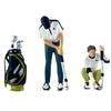 1:64 Scale Hand Painted Miniature Figure Realistic Miniature People Golf Player Figure Model for Photography,Collector