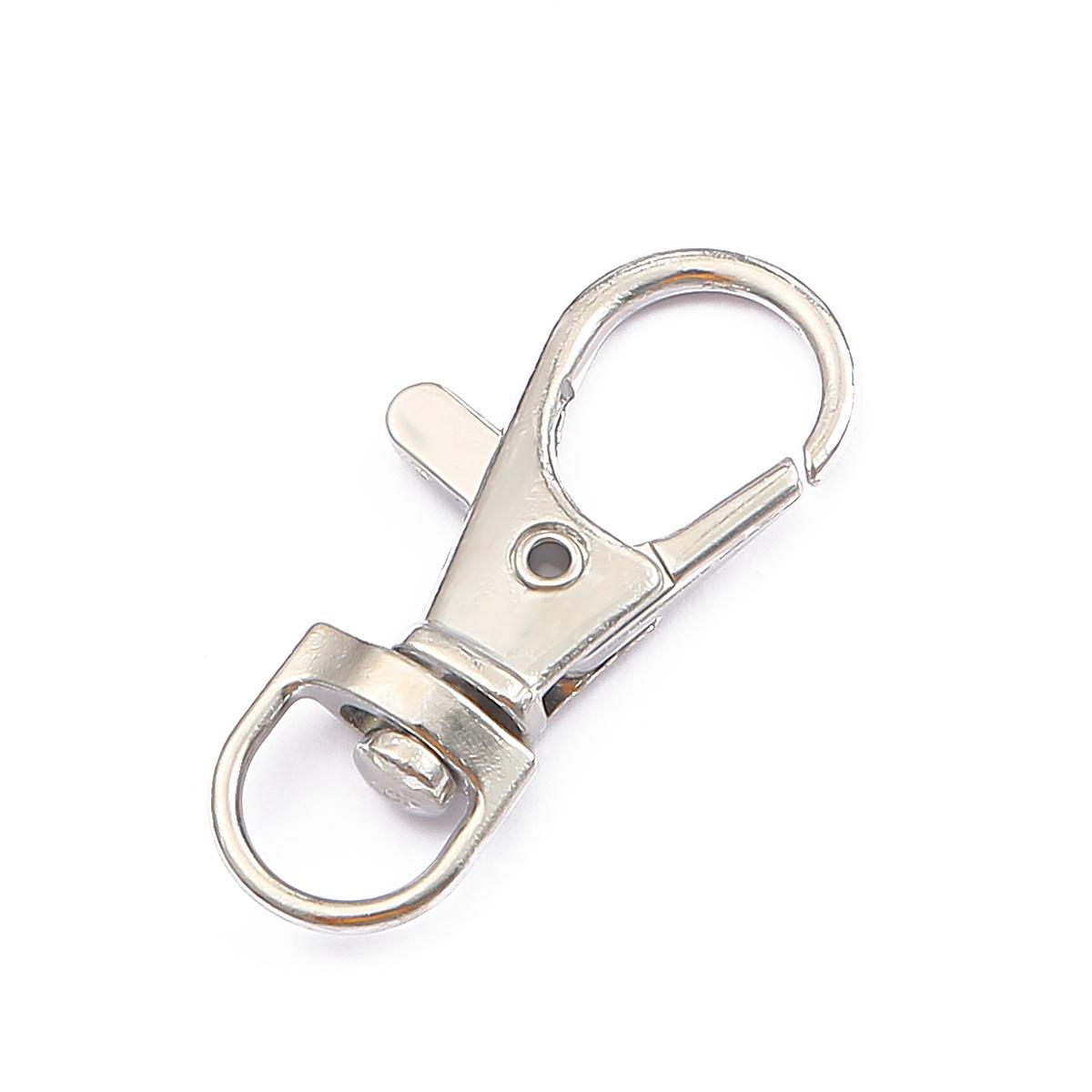 

5/20 шт. Сплавный брелок для изготовления ювелирных изделий, крючки, зажимы, застежка-карабин, аксессуары ручной работы 13x34mm 20pcs