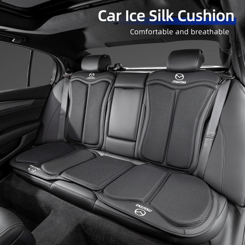 ZATR1 Breathable Car Ice Silk Seat Cover Front Rearseat Cushion Protect For Mazda 3 6 Axela CX5 CX3 CX30 CX9 Atenza Demio RX7 MX5 CX7
