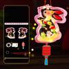 3D Middle Autumn Festival Lantern Rabbit Ancient Style Handheld Lantern  Children