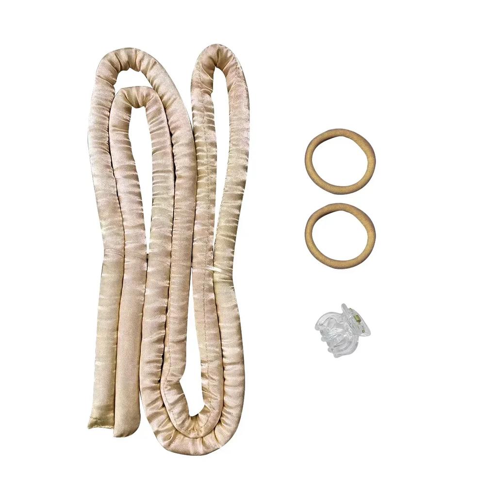 1 Set Heatless Curling Rod Headbands Soft Hair Curlers No Heat Rollers Lazy Silk Curls Sleeping Headband Ties Hair Styling Tools