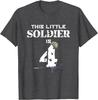This Little Soldier Is 4th Birthday Military Camo Graphic Tee Kids Casual Cotton TShirt