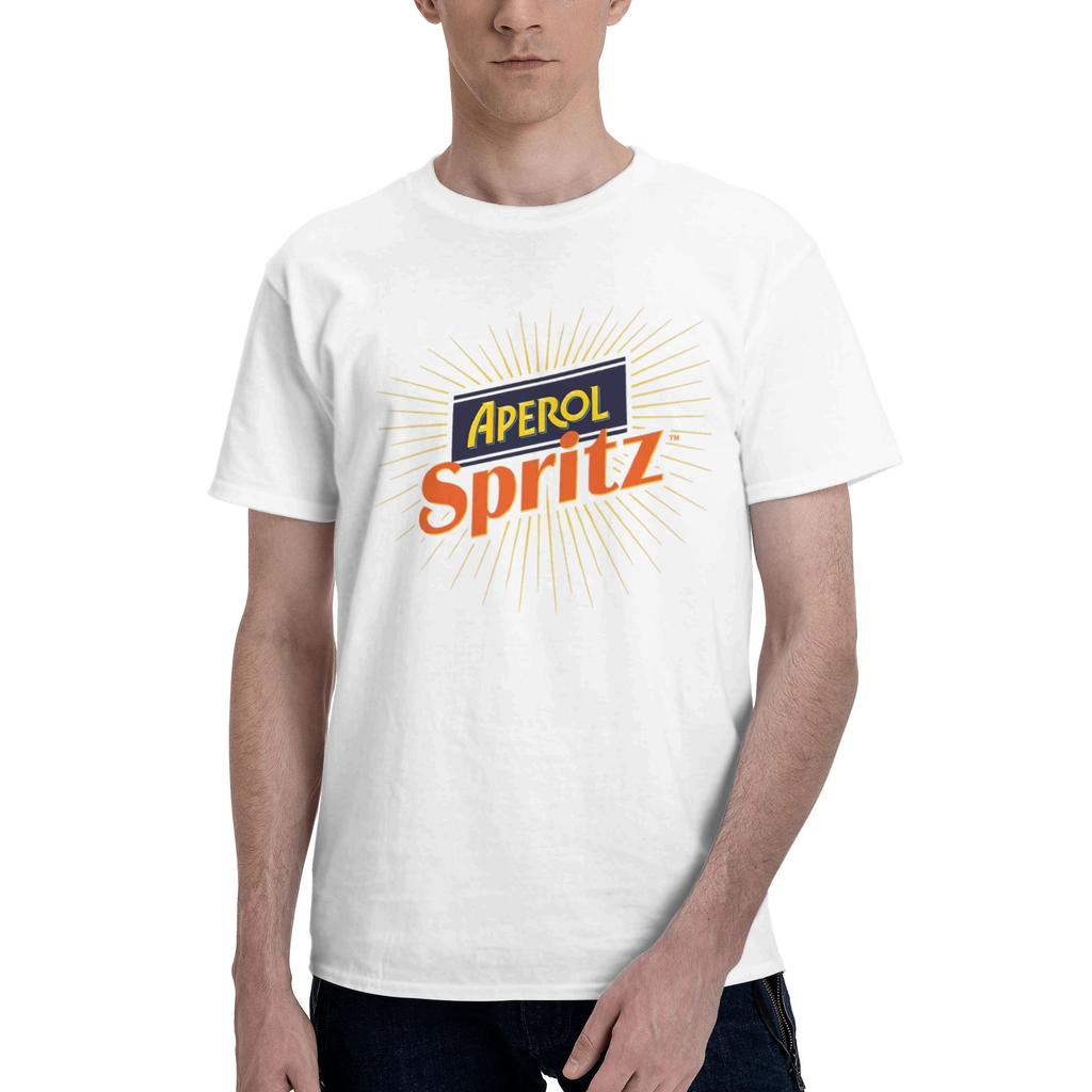 1 Piece Orange Funny 100 Cotton Tshirt Aaperol Drink Spritzs Tops Tees For Unisex