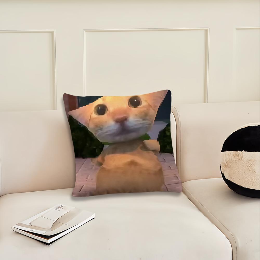 Funny Abstract Cat Cushion Cover Pillow Cover Decoration Room Home Sofa Living Office Car Nordic Simplicity