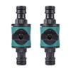Quick Connect Coupling Shut Off Valve ABS Flow Control Connector For Garden Hose Irrigation System Water Pipe